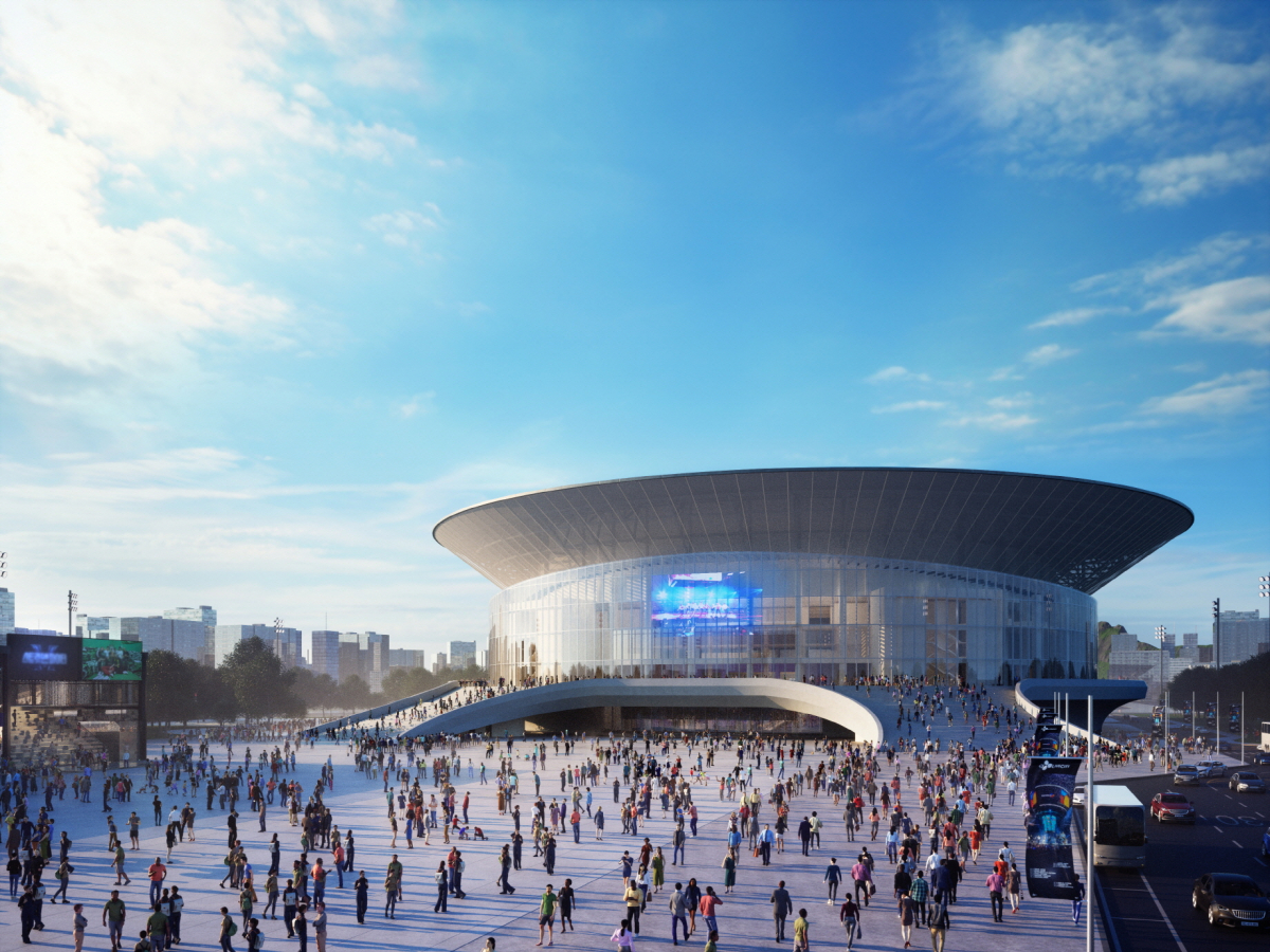 ▲CJ라이브시티 아레나 투시도 (사진제공=CJ라이브시티)