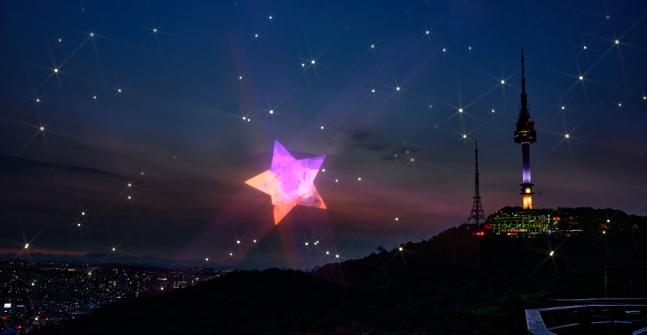 ▲모이버가 제작한 추모의 별 ‘Remember 1029’. (자료제공=모이버)