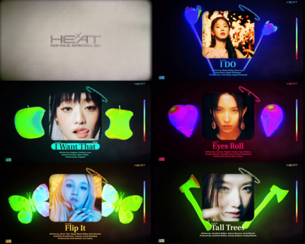 ▲(여자)아이들 EP 앨범 'HEAT' 하이라이트 메들리(사진제공=큐브엔터테인먼트)