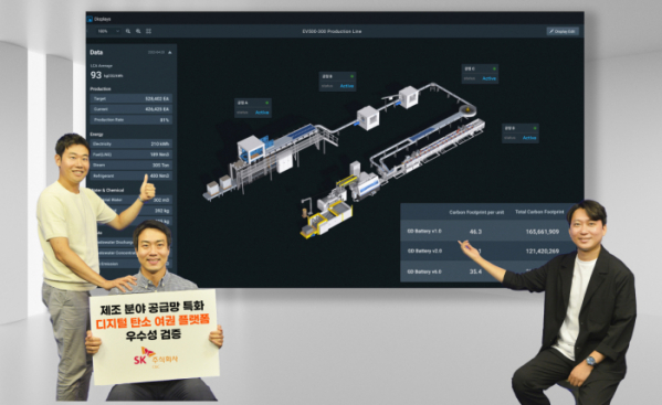 ▲SK C&C, 제조 분야 공급망 특화 디지털 탄소 여권 플랫폼 우수성 검증 (사진제공=SK C&C)