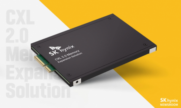 ▲SK하이닉스가 개발한 DDR5 기반 96GB CXL 메모리 모듈 (자료출처=SK하이닉스)