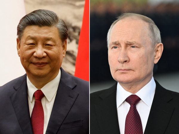 ▲시진핑(왼쪽) 중국 국가주석과 블라디미르 푸틴 러시아 대통령. AFP연합뉴스
