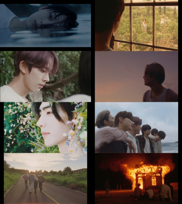 ▲엔하이픈 'ORANGE BLOOD' 트레일러(사진제공=빌리프랩)