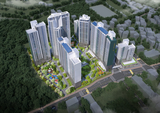 ▲논산 푸르지오 더 퍼스트 조감도 (자료제공=대우건설)