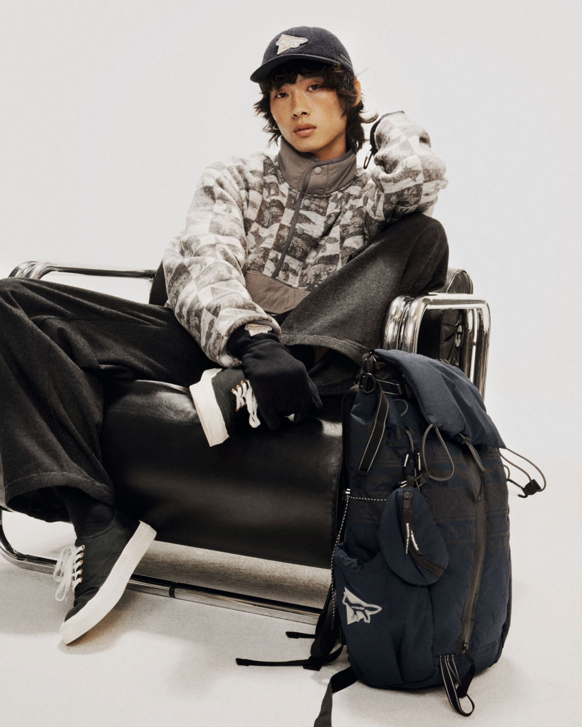 ▲메종키츠네와 앤드원더의 협업 상품. (사진제공=삼성물산 패션부문)