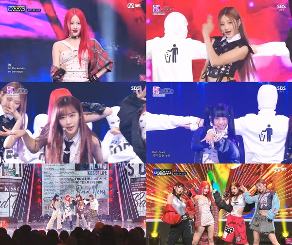 ▲KISS OF LIFE(키스오브라이프)(사진=각 방송국)