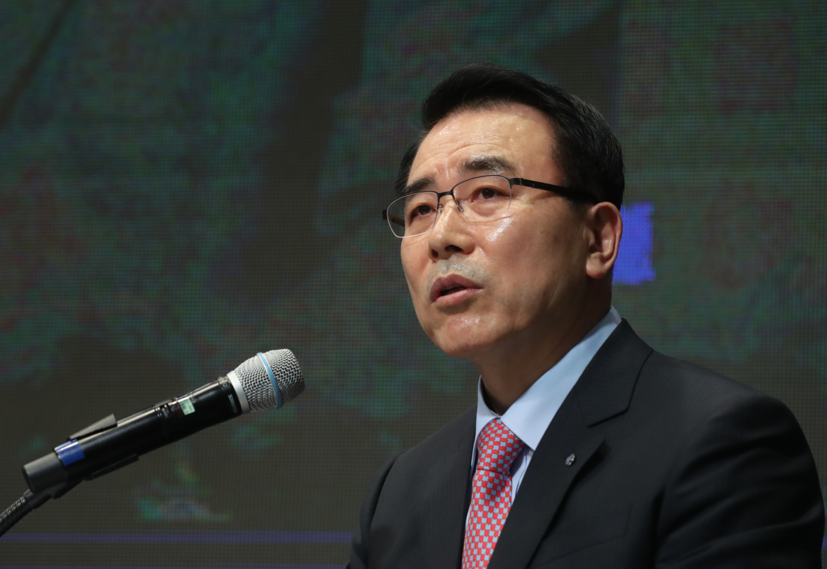 ▲조용병 차기 은행연합회장 후보 (연합뉴스)