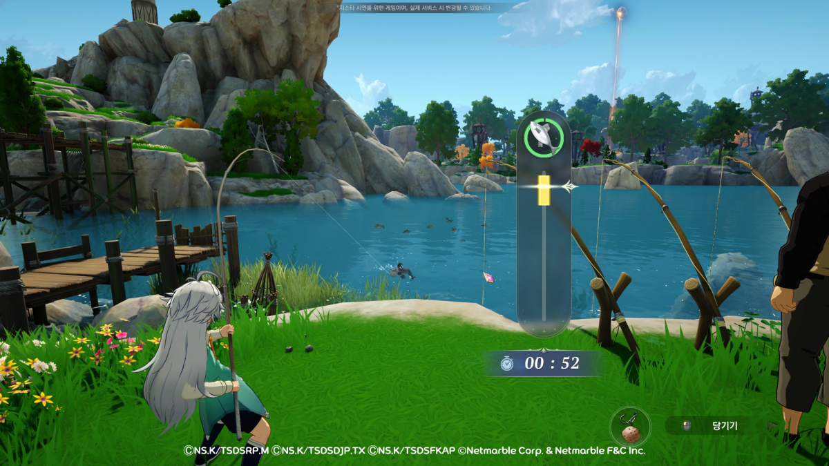 ▲'일곱 개의 대죄:오리진'에는 전투 외에도 낚시 등 다양한 모험 요소가 존재한다. (제공=넷마블)