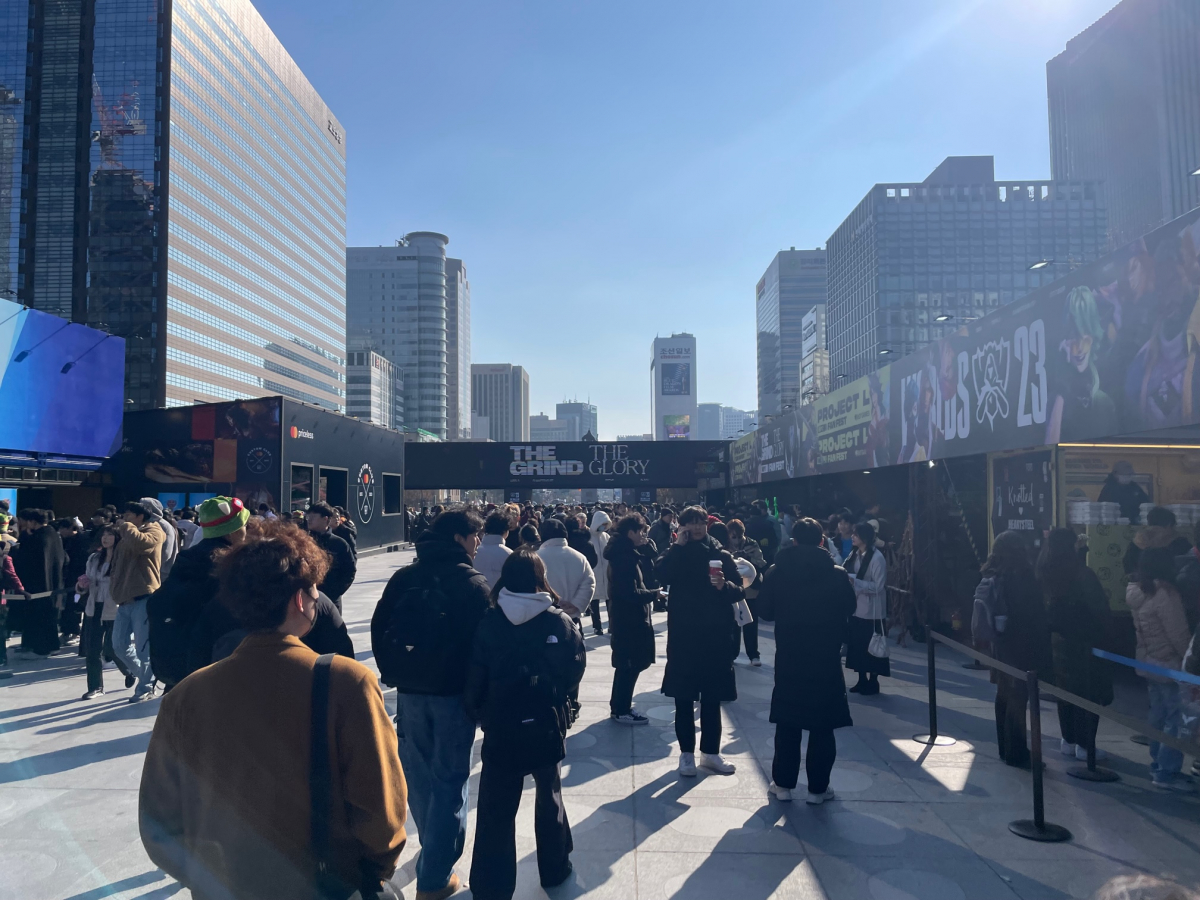 ▲많은 사람들이 방문한 '월즈 팬 페스트' 현장. (이민재 기자 2mj@)