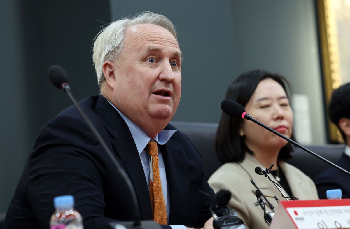 ▲인요한 국민의힘 혁신위원장이 21일 대전 유성구 카이스트에서 열린 한국정치의 문제점과 개혁방안 강연회에서 발언하고 있다. (뉴시스)