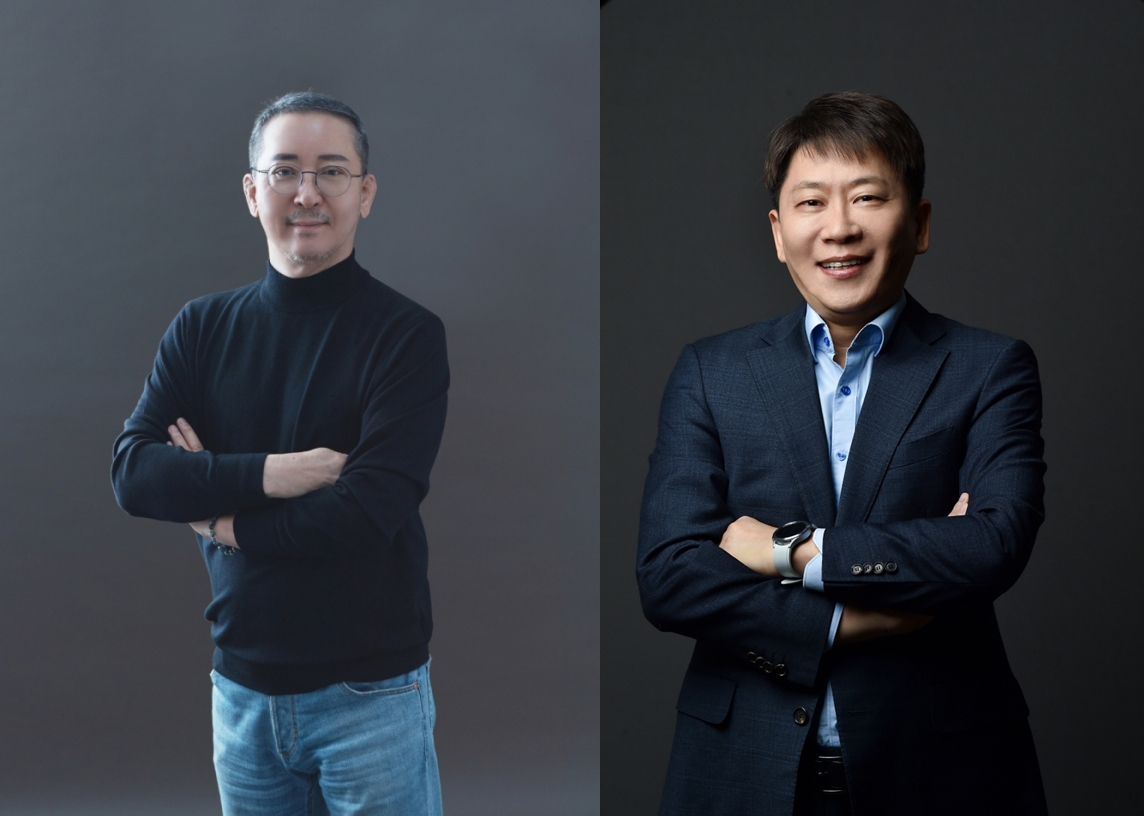 ▲왼쪽부터 권영수 LG에너지솔루션 부회장, 김동명 LG에너지솔루션 신임 최고경영자(CEO). (사진제공=LG에너지솔루션)