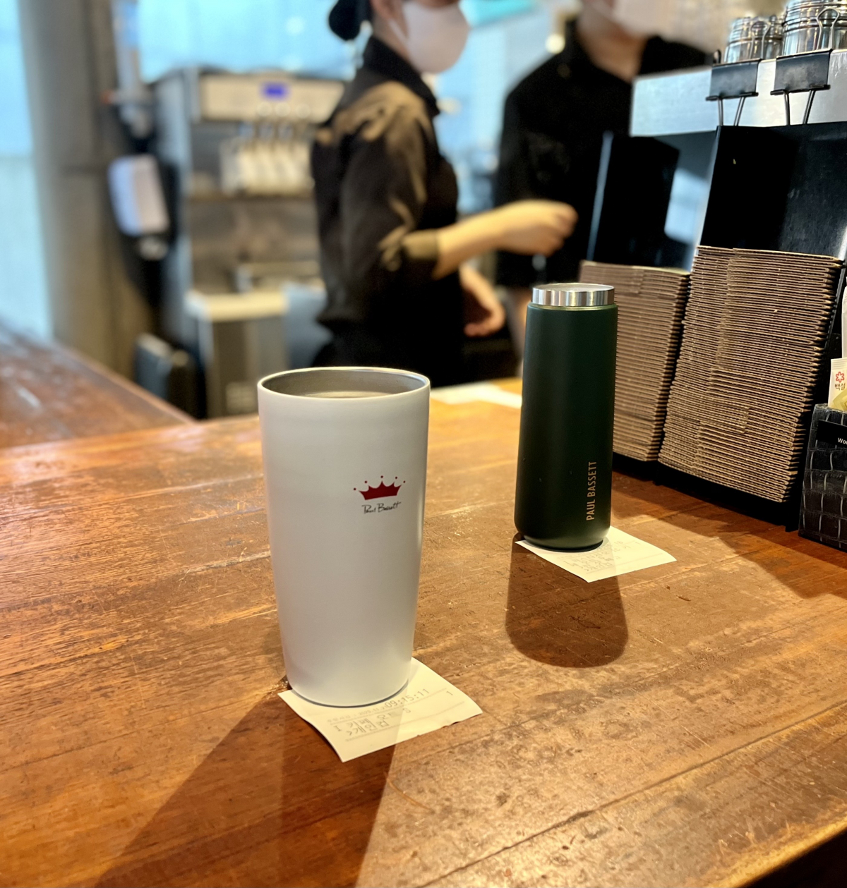 ▲커피 전문점 폴 바셋은 올해 상반기 개인컵 사용량이 35만 건 이상으로 역대 최대를 기록했다고 밝혔다. (사진제공=폴바셋)