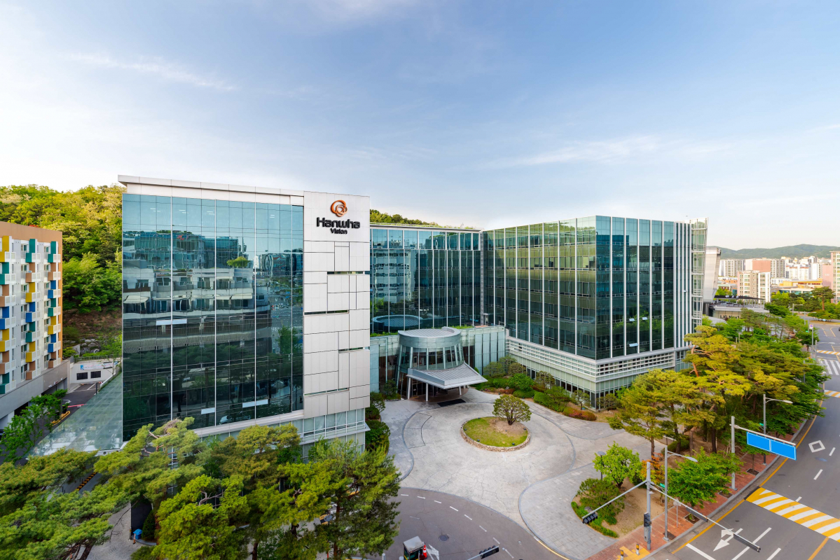 ▲한화비전 판교 R&D센터 전경 (제공=한화비전)