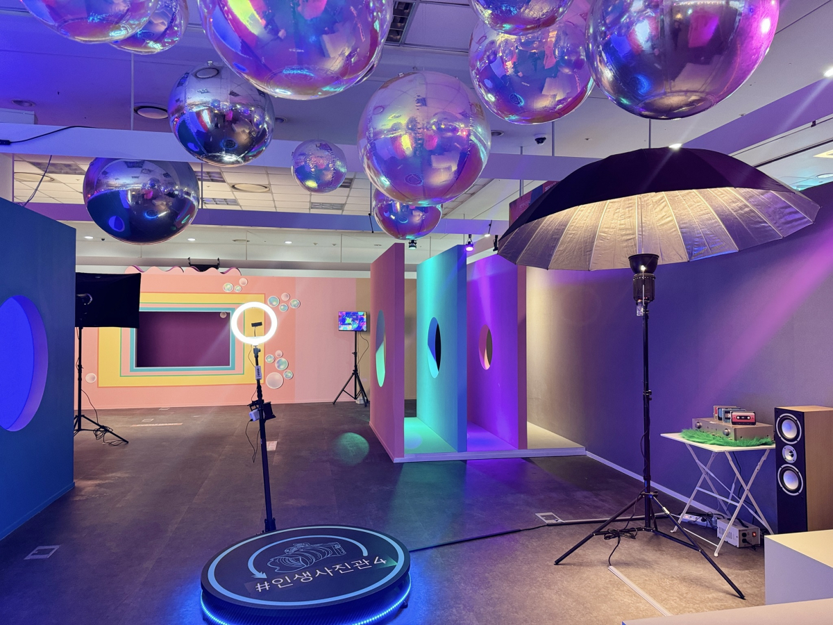 ▲아이파크몰 인생사진관 4 슈퍼 메가 스튜디오 전경 (사진제공=HDC아이파크몰)