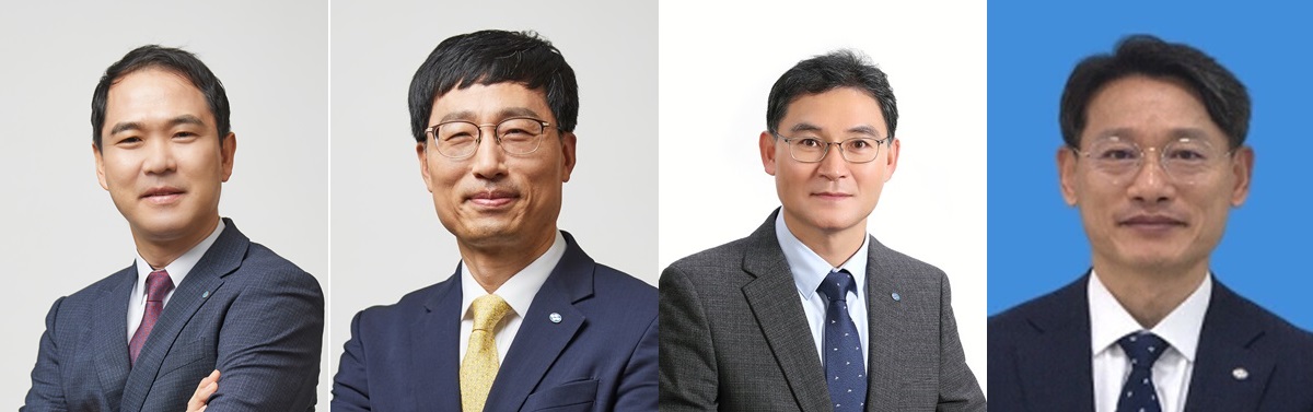 ▲(왼쪽부터)신학기 Sh수협은행 경영전략그룹 수석부행장,  정철균 개인그룹 부행장, 최민성 기업그룹 부행장, 이준석 여신지원그룹 부행장 (사진제공=Sh수협은행)