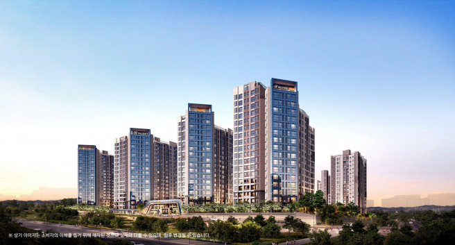 ▲‘힐스테이트e편한세상 문정’ 투시도(사진제공=현대엔지니어링)