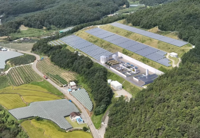 ▲김천시 소재 그린수소 생산기지 구축 조감도 (자료제공=삼성물산)