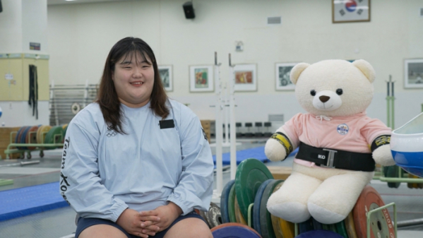 ▲역도선수 박혜정(사진제공=MBC)