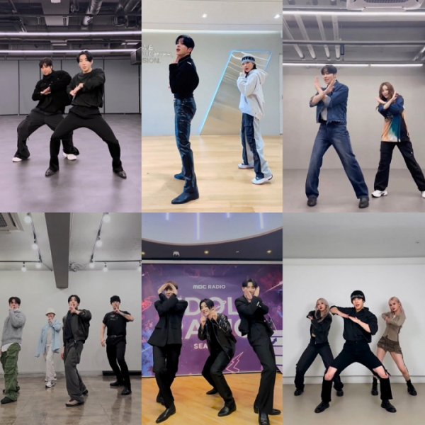 ▲문종업 신곡 ‘X.O.X’ 챌린지(사진=MA엔터테인먼트 제공)