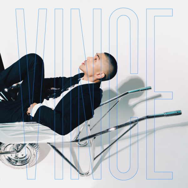 ▲빈스 새 EP 앨범 '더 드라이브' 커버(사진제공=더블랙레이블)