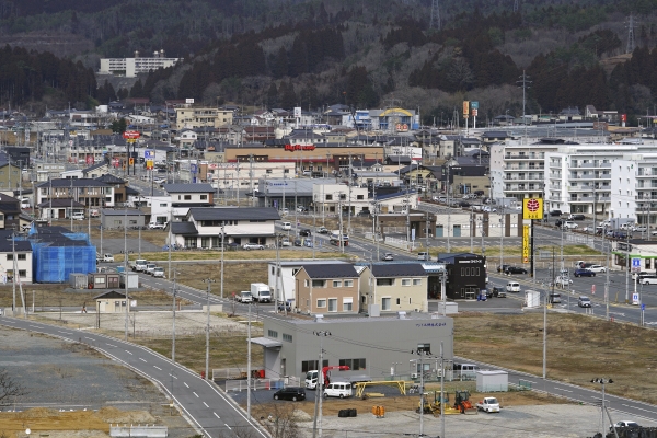 ▲2021년 3월 5일 일본 동북부 미야기현 게센누마시의 주택가 모습이보인다. 게센누마시(일본)/AP뉴시스
