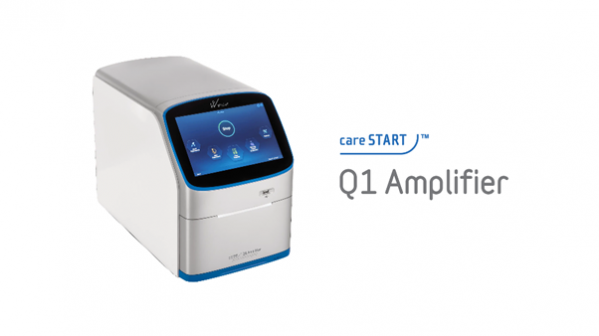 ▲MEDICA 2023에서 공개 예정인 실시간 PCR 분석 장치 ‘careSTART™ Q1 Amplifier’ (사진제공=웰스바이오)