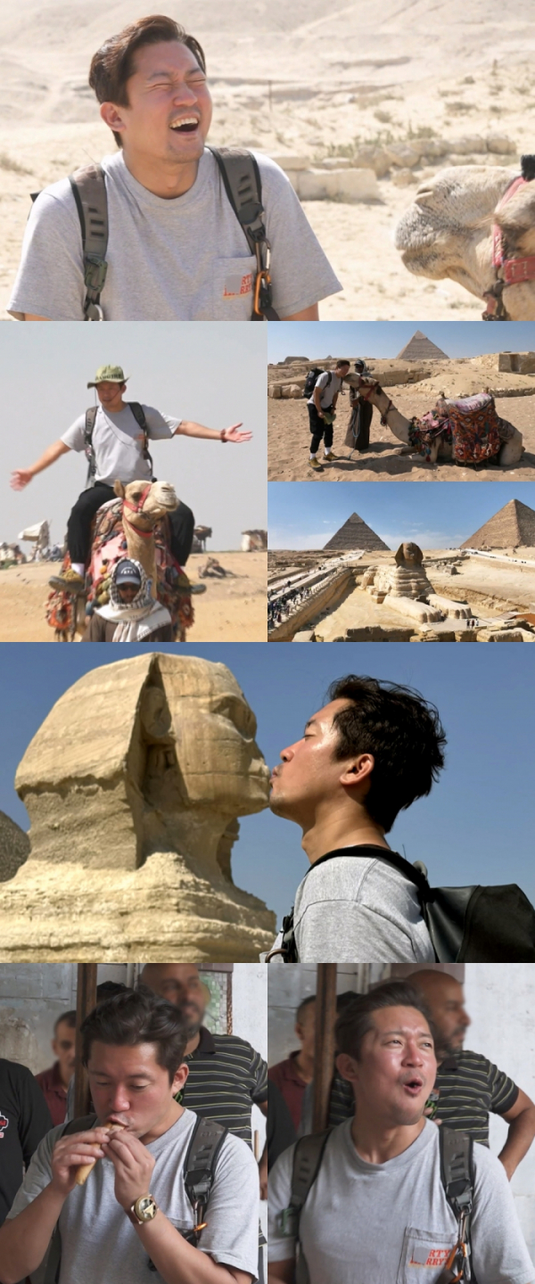 ▲김대호 아나운서 이집트 휴가(사진제공=MBC)