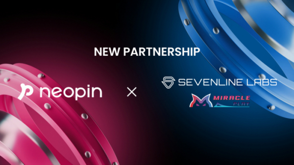 ▲네오핀이 웹3 이스포츠 토너먼트 플랫폼 '미라클 플레이'를 운영하는 '세븐라인랩스'와 파트너십을 체결했다고 21일 밝혔다. (제공=네오핀)