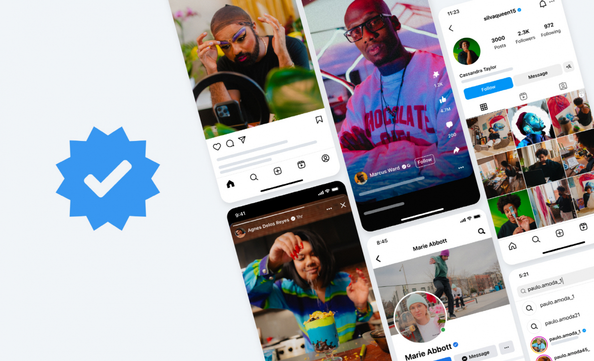 ▲메타가 올해 2월부터 글로벌에서 시범운영 중인 인증배지 유료 구독 서비스 ‘메타 베리파이드(Meta Verified)’를 한국에 확대 도입한다. (사진제공=메타)