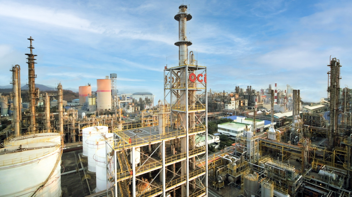 ▲OCI 광양공장 전경 (사진제공=OCI)