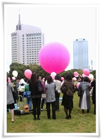 ▲일본의 벌룬 우주 장례식(사진=벌룬공방 공식 홈페이지)