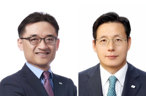 ▲미래에셋증권 김미섭 부회장(왼쪽)과 허선호 부회장
