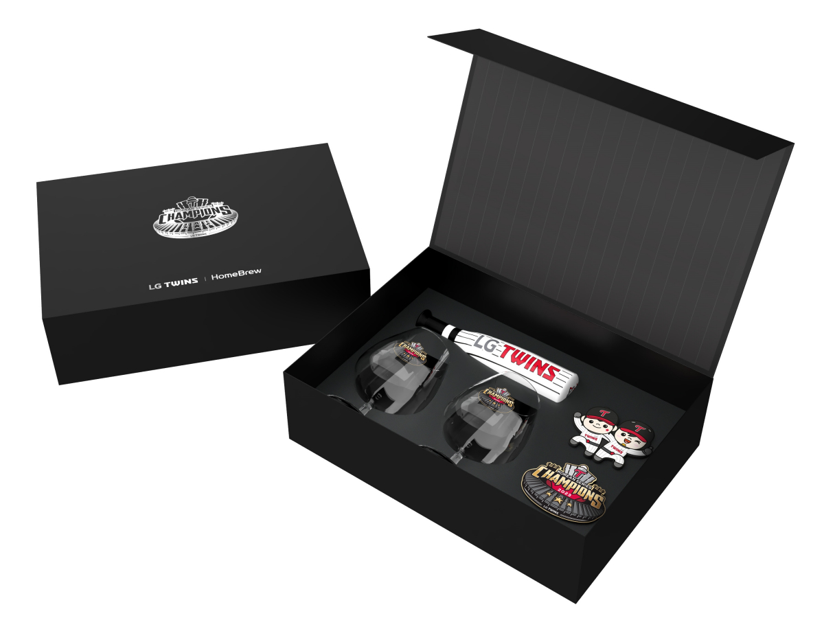 ▲홈브루 LG트윈스 챔피언 패키지 (자료제공=LG전자)