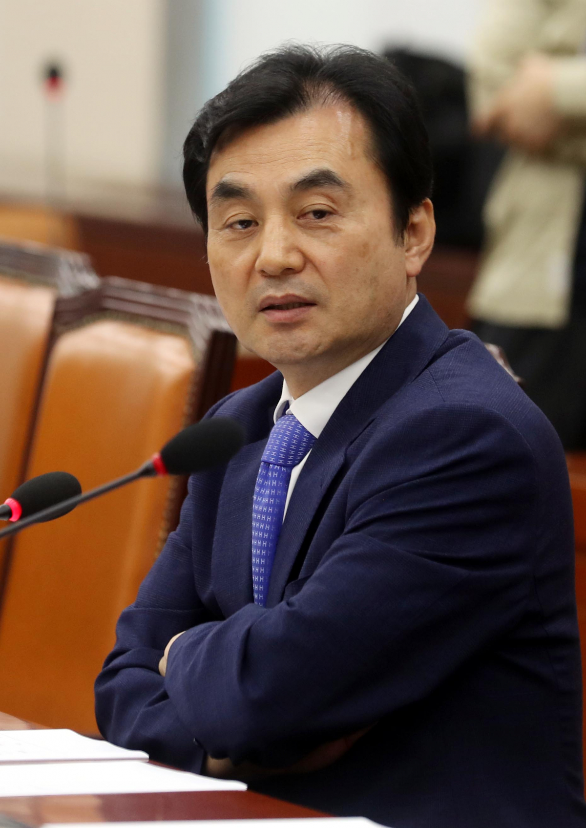 ▲6일 오전 서울 여의도 국회에서 열린  국방위원회 전체회의에서 안규백 더불어민주당 의원이 발언을 하고 있다. 2023.09.06. suncho21@newsis.com (뉴시스)