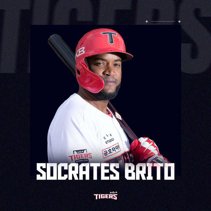 ▲소크라테스 브리토(출처=KIA 타이거즈 SNS 캡쳐)

