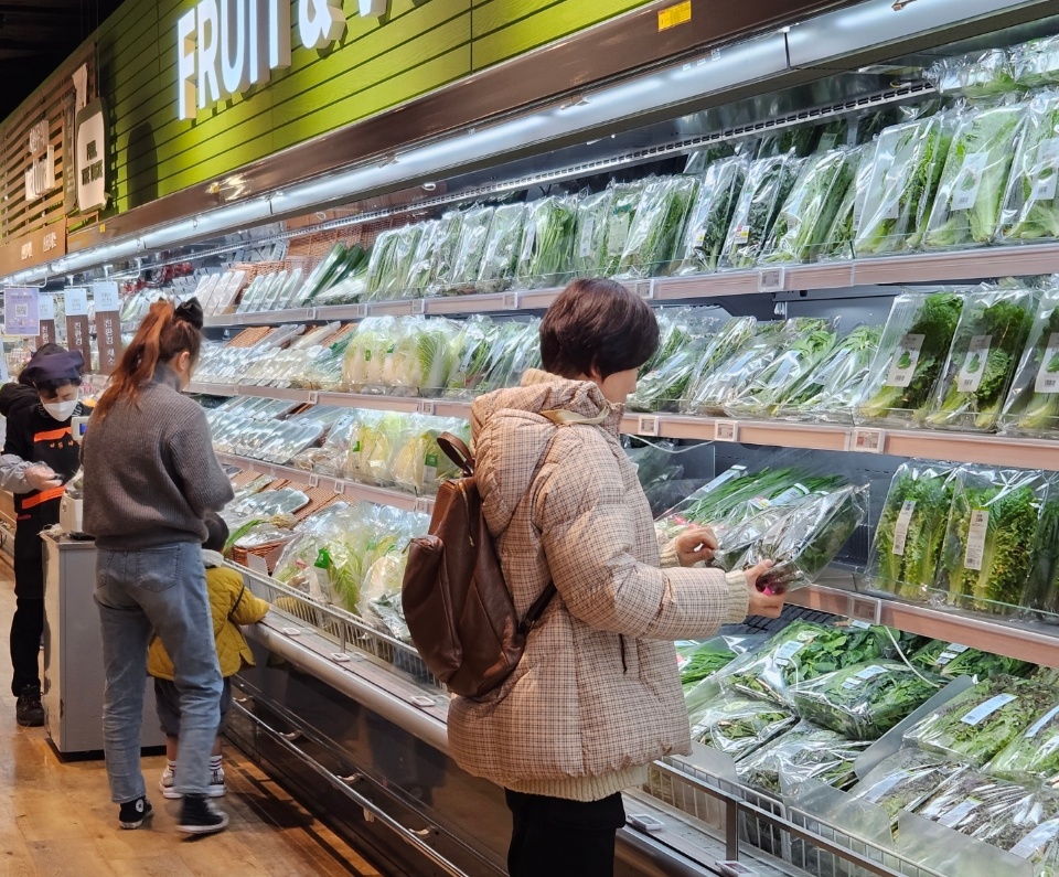 ▲19일 서울 노원구 월계동에 위치한 한 대형마트에서 소비자들이 물건을 살피고 있다. (문현호 기자 m2h@)