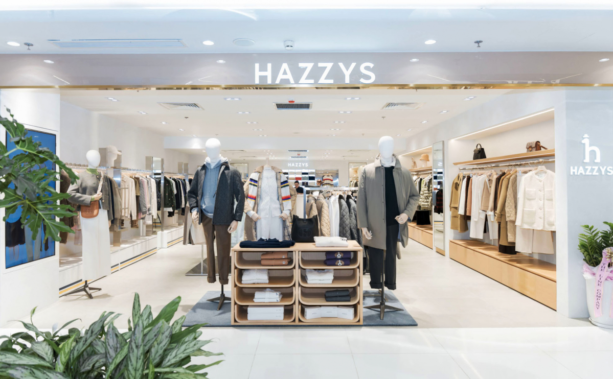 ▲헤지스 베트남 장띠엔 백화점 매장 전경. (사진제공=LF)