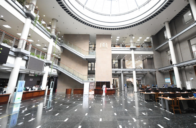 ▲중국 베이징대 도서관 전경. 베이징/신화뉴시스