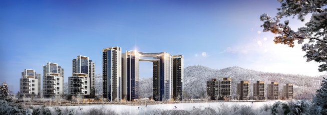 ▲과천주공 10단지 재건축 조감 (자료제공=삼성물산)