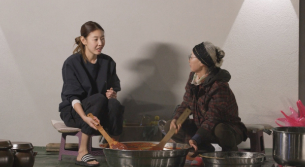 ▲'미우새' 한혜진 고추장(사진제공=SBS)