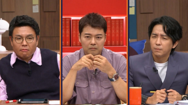 ▲'티처스' 정승제, 전현무, 조정식(사진제공=채널A)