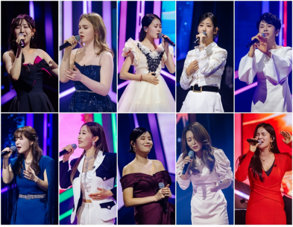 ▲'현역가왕' 중간 투표결과 톱10(사진=크레아 스튜디오)