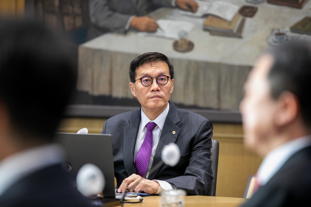 ▲이창용 한국은행 총재가 30일 서울 중구 한국은행에서 열린 금융통화위원회를 주재하고 있다.2023.11.30 사진공동취재단 (이투데이DB)