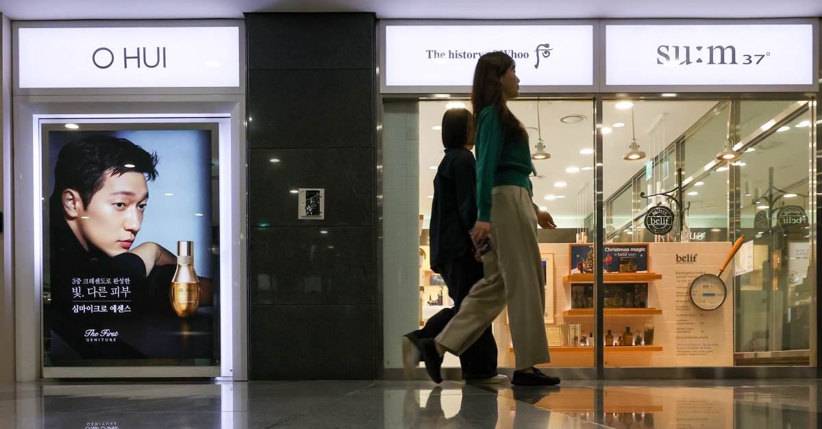 ▲서울 시내 한 LG생활건강 화장품 브랜드 매장. (사진제공=뉴시스)