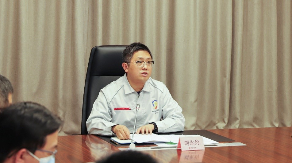 ▲류용줘 헝다자동차 부회장의 모습. 로이터통신에 따르면 류 부회장은 범죄혐의가 확인돼 당국에 구금됐다.  (출처=헝다뉴스)