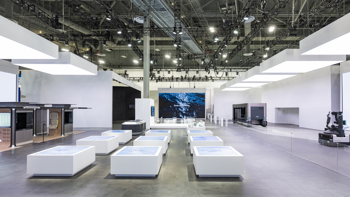 ▲현대자동차 CES 2024 전시관 전경. (사진제공=현대차)