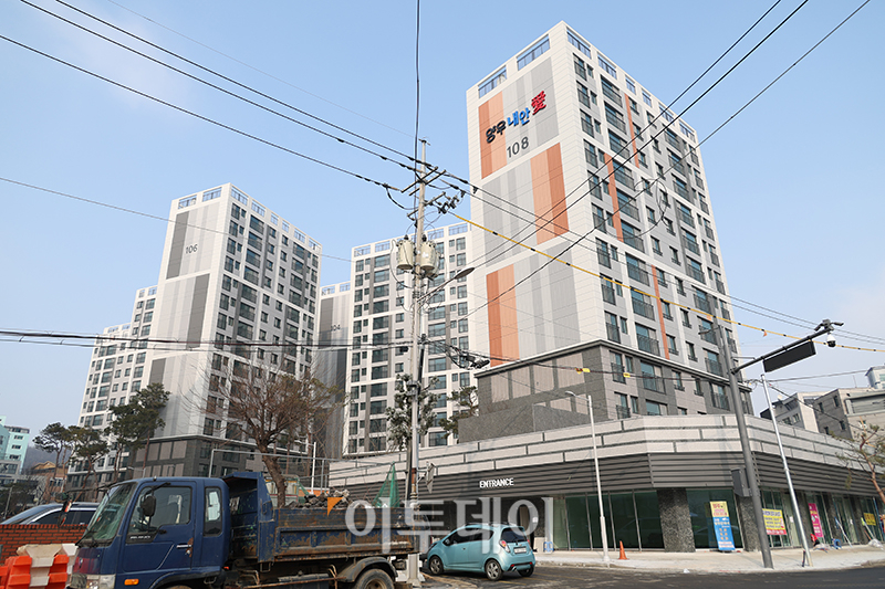 ▲김포 고촌 양우내안애 아파트. 고이란 기자 photoeran@