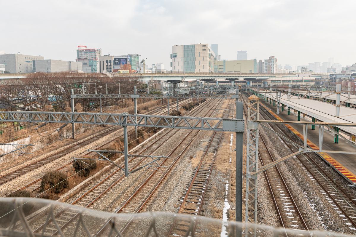 ▲경부선 철도의 모습. (자료제공=영등포구)