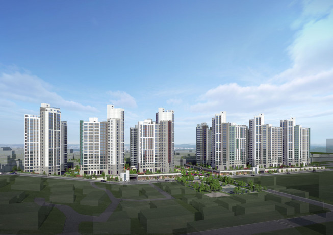 ▲송내역 푸르지오 센트비엔 투시도. (자료제공=대우건설)