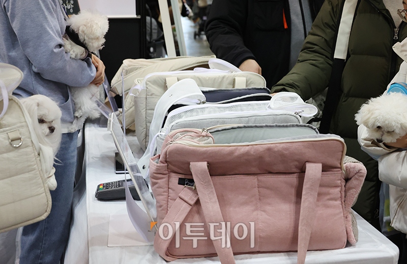 ▲'강아지 가방, 편해요' (고이란 기자 photoeran@)